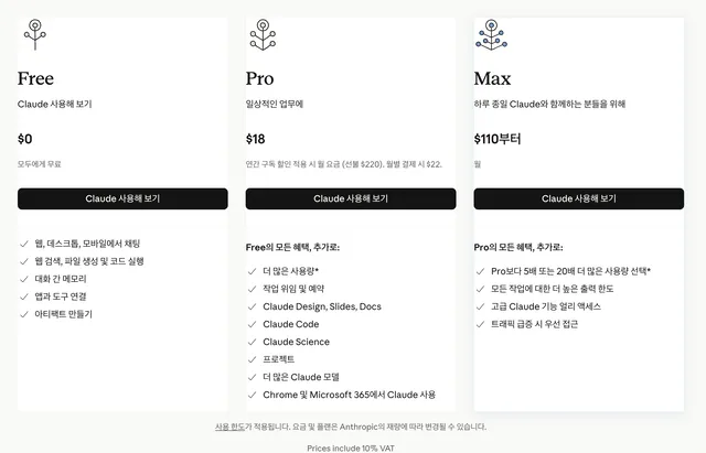 클로드 요금제 가격 정리, 무료·프로·맥스 차이와 나에게 맞는 플랜 고르는 법